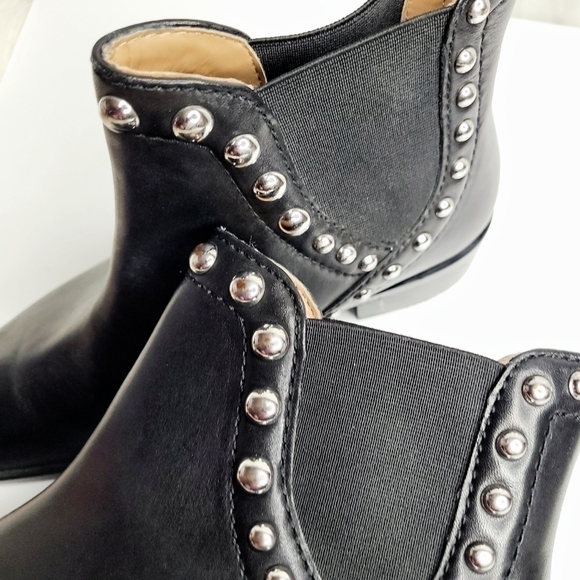 Zara Black Studded Booties - Picture 12 of 13